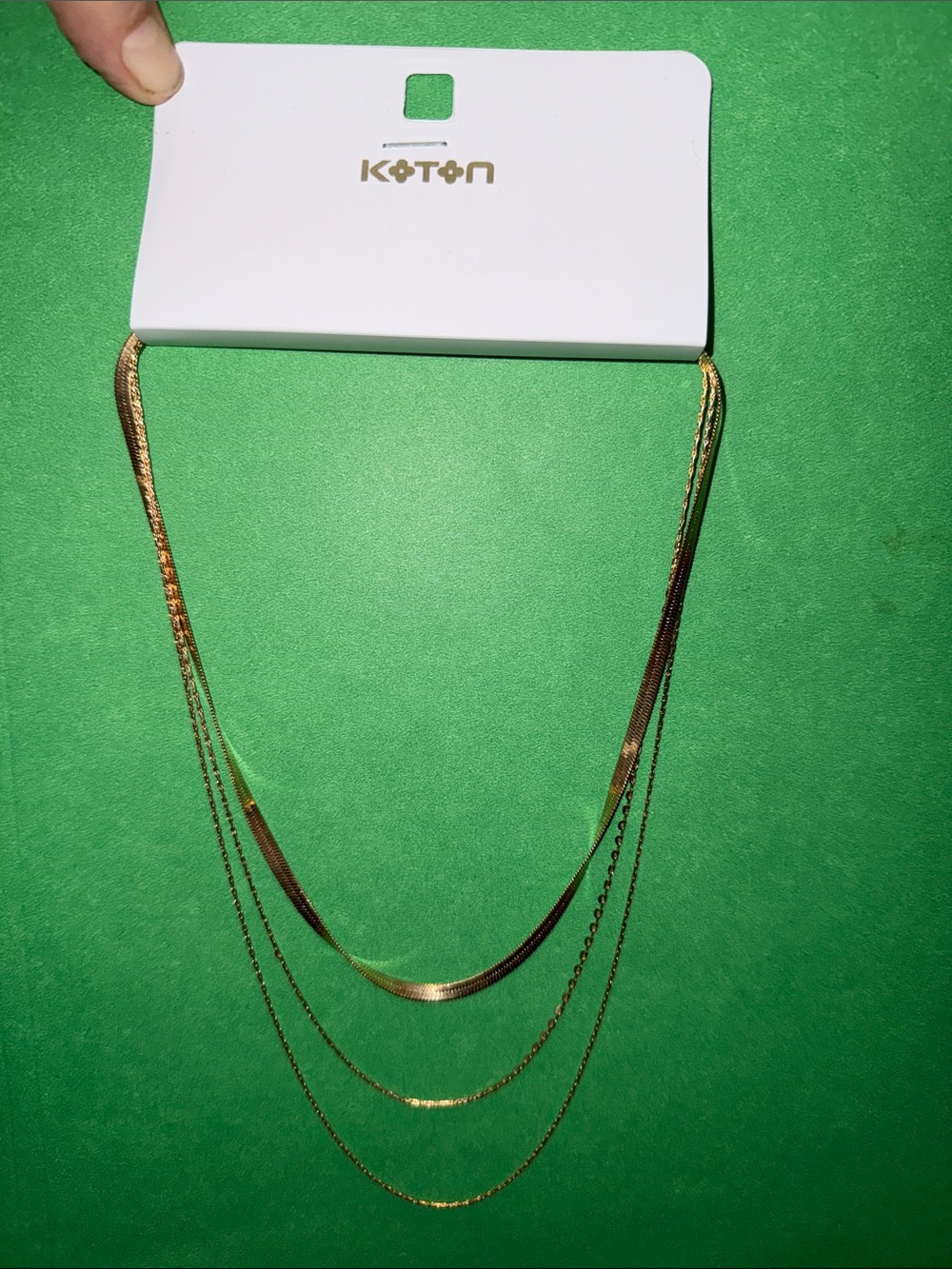 Gold-Tone Layered Necklace - Women's Jewelry